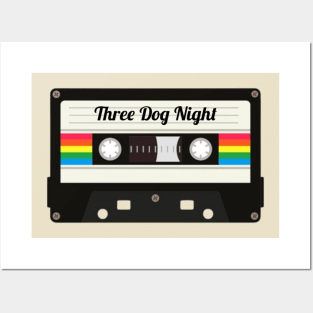 Three Dog Night / Cassette Tape Style Posters and Art